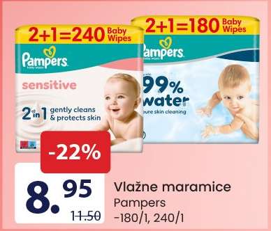 Vlažne maramice Pampers