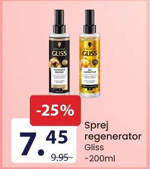 Sprej regenerator Gliss