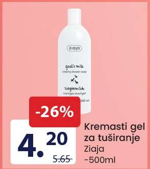 Kremasti gel za tuširanje