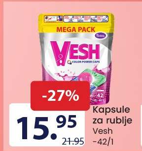Kapsule za rublje Vesh