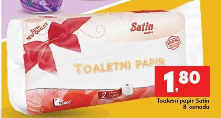 Toaletni papir Satin