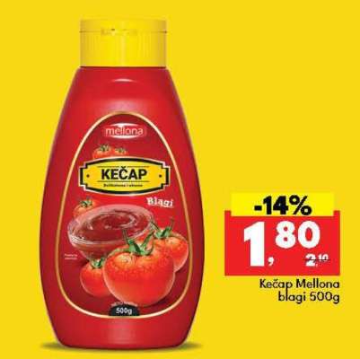 Kečap Mellona blagi 500g