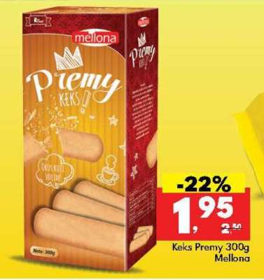 Keks Premy 300g Mellona