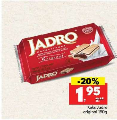 Keks Jadro original 190g