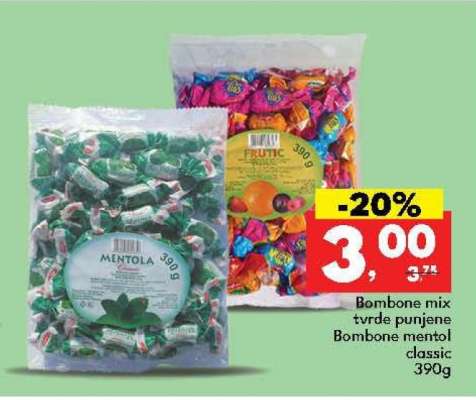 Bombone mix tvrde punjene