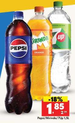 Pepsi/Mirinda/7Up 1,5L