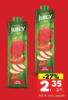 Sok 1L Juicy jagoda