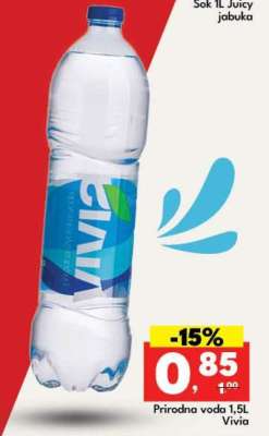 Prirodna voda 1,5L Vivia