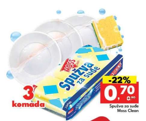 Spužva za suđe Moss Clean