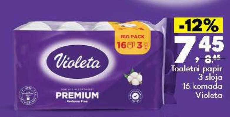 Violeta Premium Toaletni Papir