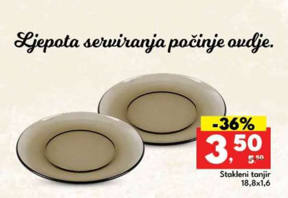 Stakleni tanjir