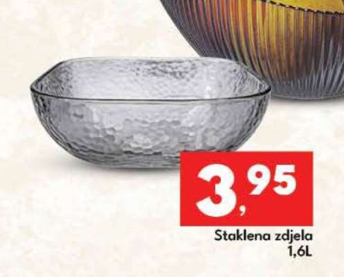 Staklena zdjela