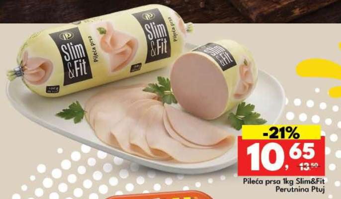 Pileća prsa 1kg Slim&Fit Perutnina Ptuj
