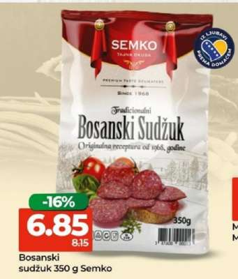 Bosanski sudžuk 350 g Semko