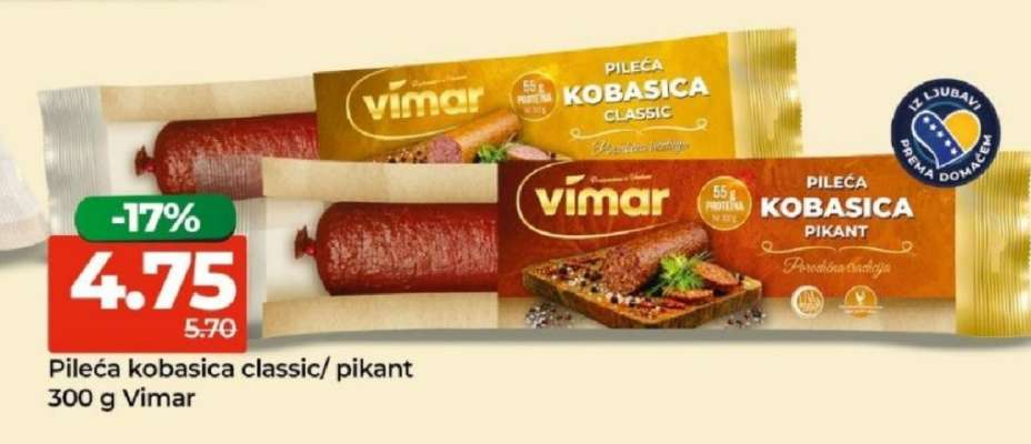 PILEĆA KOBASICA CLASSIC/PIKANT