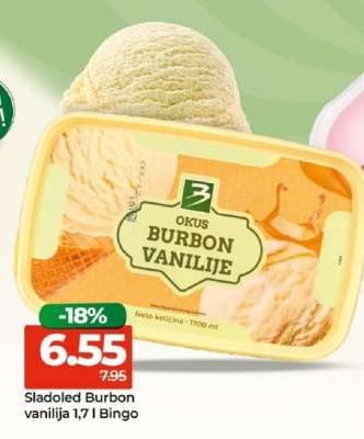 Sladoled burbon vanilija