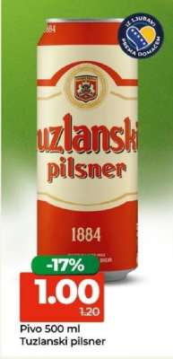 Pivo 500 ml, Tuzlanski pilsner