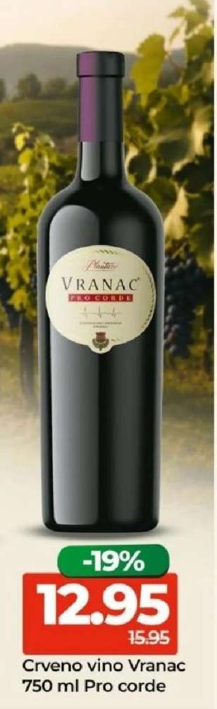Crveno vino Vranac