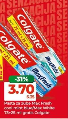Pasta za zube Max Fresh cool mint blue/Max White