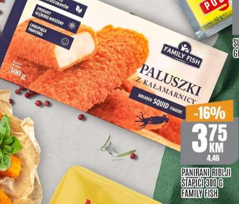 Panirani riblji štapići 300 g Family Fish