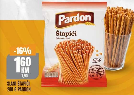SLANI ŠTAPIĆI 200 G PARDON