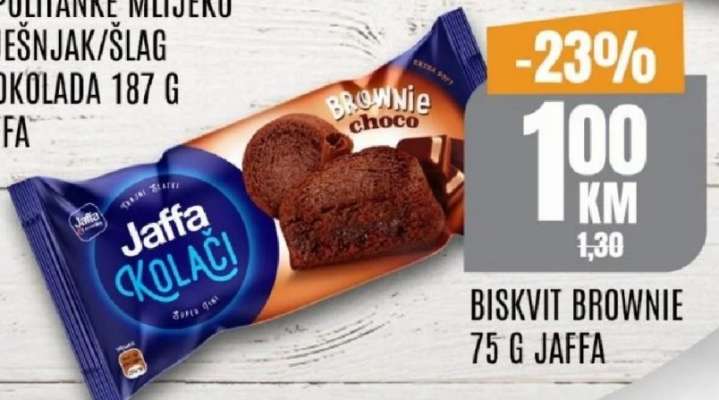 Biskvit Brownie 75 g Jaffa
