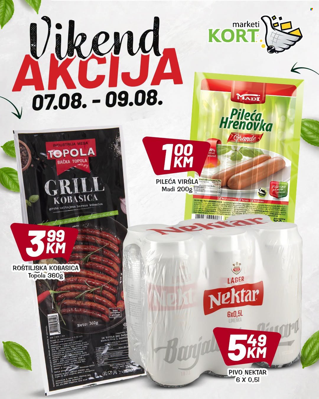 Kort marketi katalog - 07.08.2026. - 09.08.2026.. Stranica 3