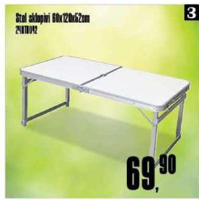 Stol sklopivi