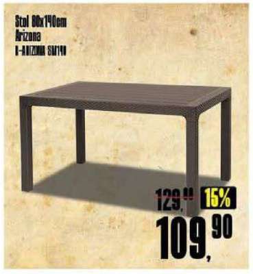 Stol 80x140cm Arizona