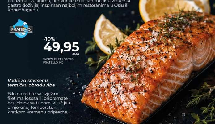 SVEŽI FILET LOSOSA FRATELLO, KG