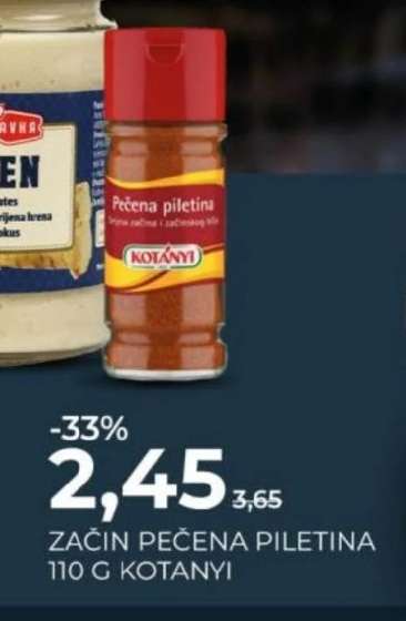 ZAČIN PEČENA PILETINA 110 G KOTANYI