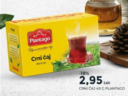 Crni čaj 40 g Plantago