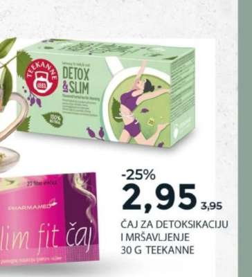 ČAJ ZA DETOKSIKACIJU I MRŠAVLJENJE