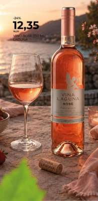 Vino Rose 750 ml Laguna
