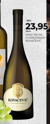 Vino Chardonnay Kovačević