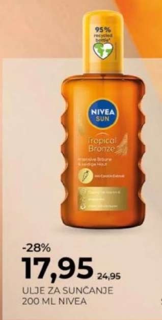 ULJE ZA SUNČANJE 200 ML NIVEA
