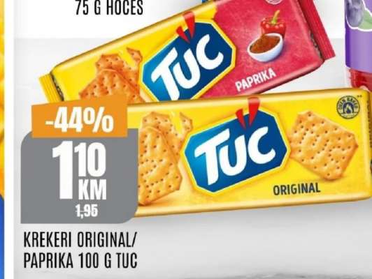 KREKERI ORIGINAL/PAPRIKA 100 G TUC