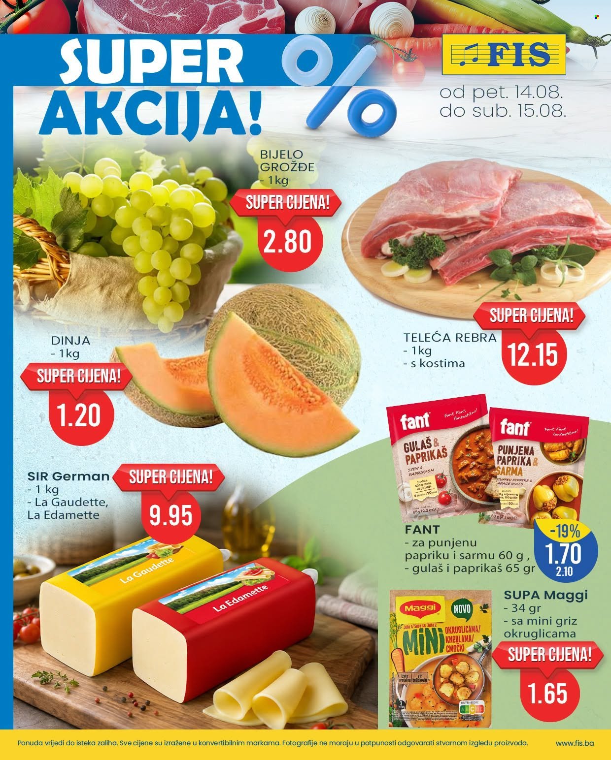 FIS katalog - 14.08.2026. - 15.08.2026.. Stranica 1