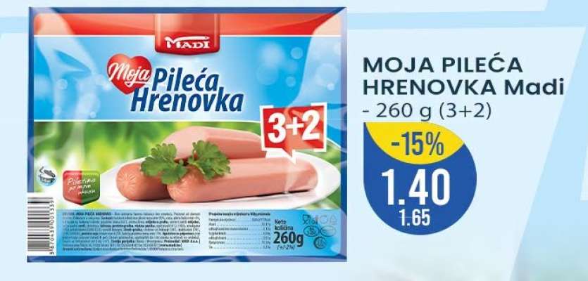 MOJA PILEĆA HRENOVKA Madi