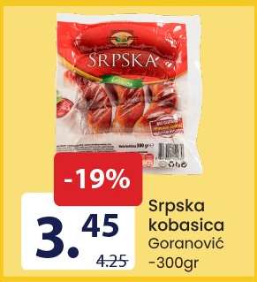 Srpska kobasica Goranović