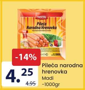 Pileća narodna hrenovka