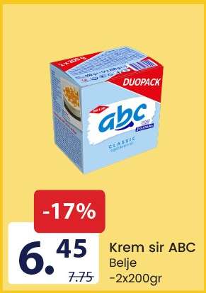 Krem sir ABC