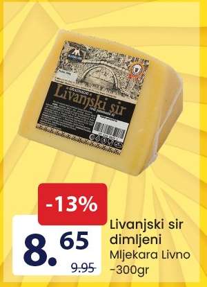 LIVANJSKI SIR DIMLJENI