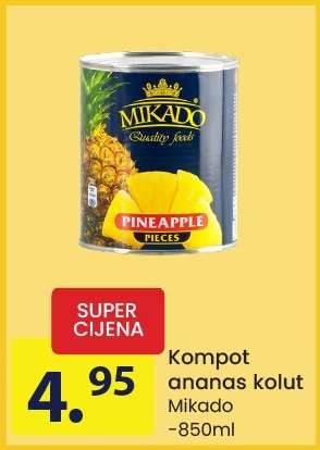 Kompot ananas kolut