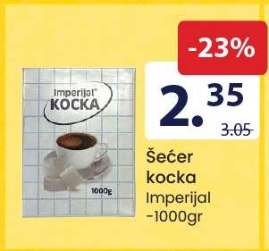 ŠEĆER KOCKA Imperijal