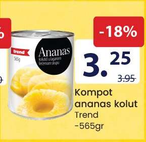 Kompot ananas kolut