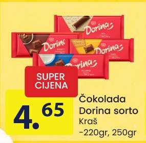 Čokolada Dorina sorto