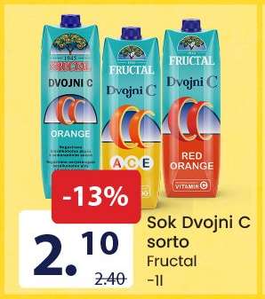 Sok dvojni C sorto