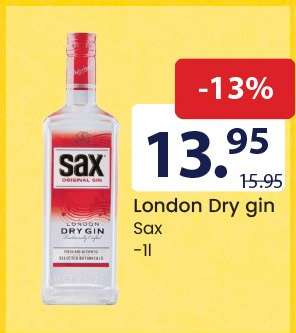 London Dry gin Sax