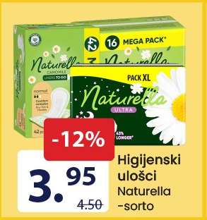 Higijenski ulošci Naturella -sorto